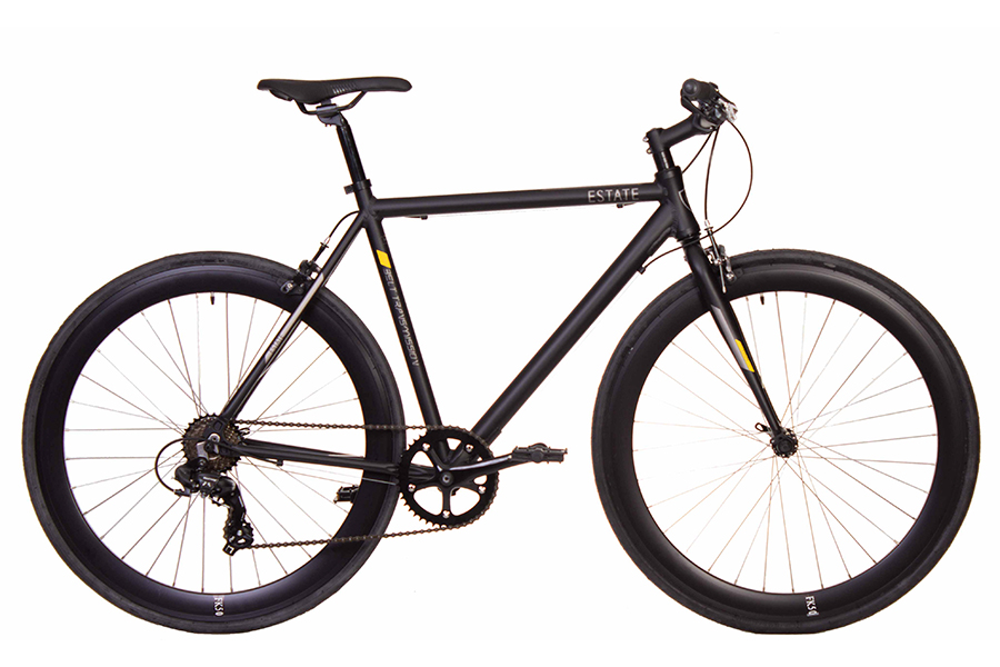 Crest Fahrrad Crest Estate 7V Schwarz Mat