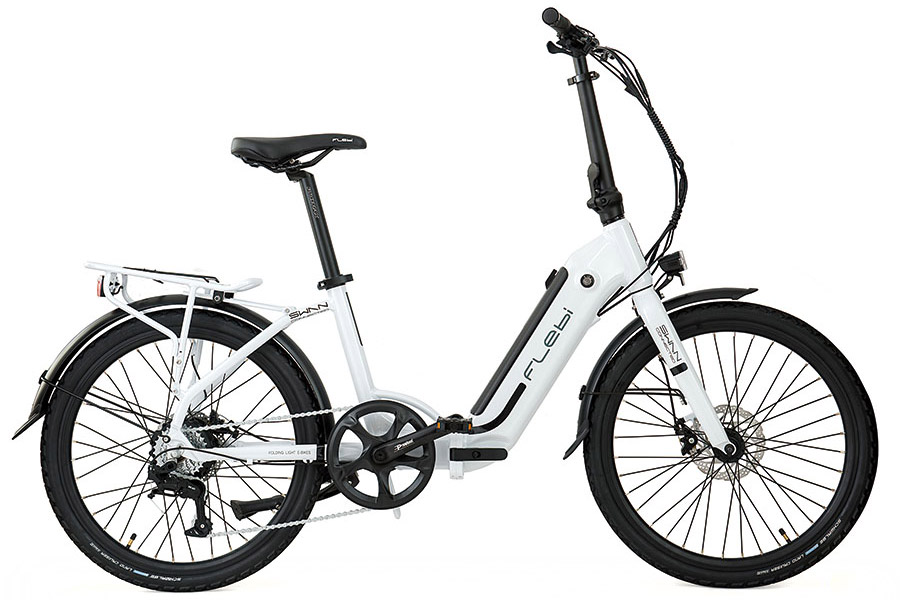 Flebi E-Klapprad Flebi Swan 24" Weiß
