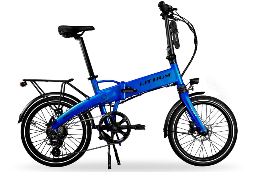 Littium E-Klapprad Littium Ibiza Rainbow Blau