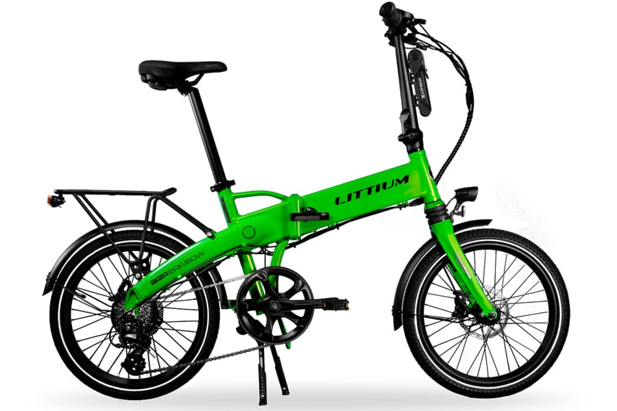 Littium E-Klapprad Littium Ibiza Rainbow Grün