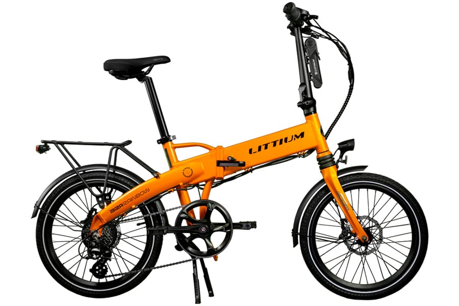 Littium E-Klapprad Littium Ibiza Rainbow Orange