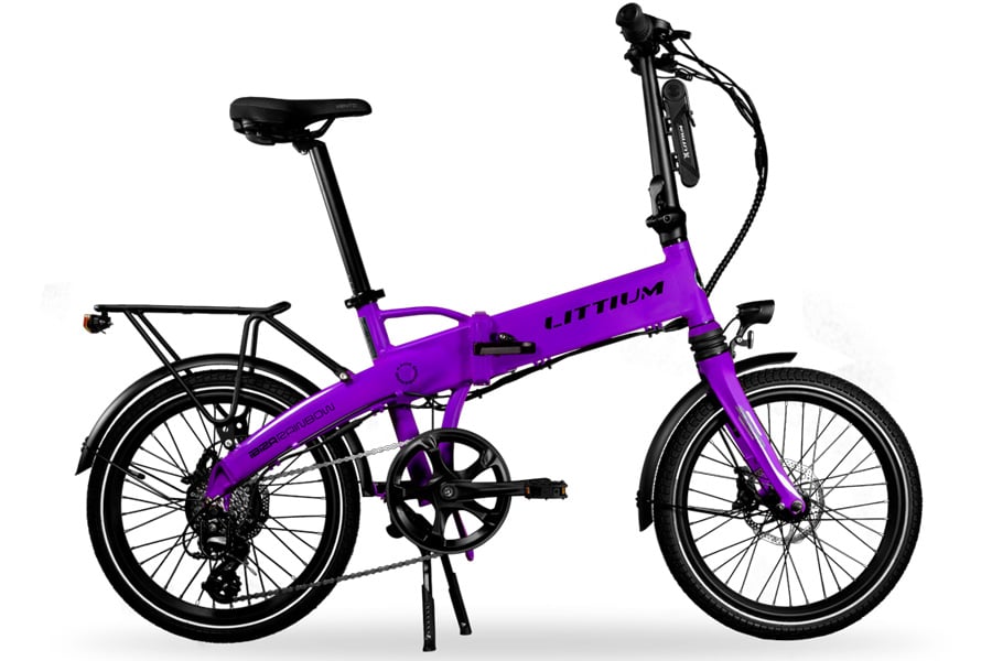 Littium E-Klapprad Littium Ibiza Rainbow Lila
