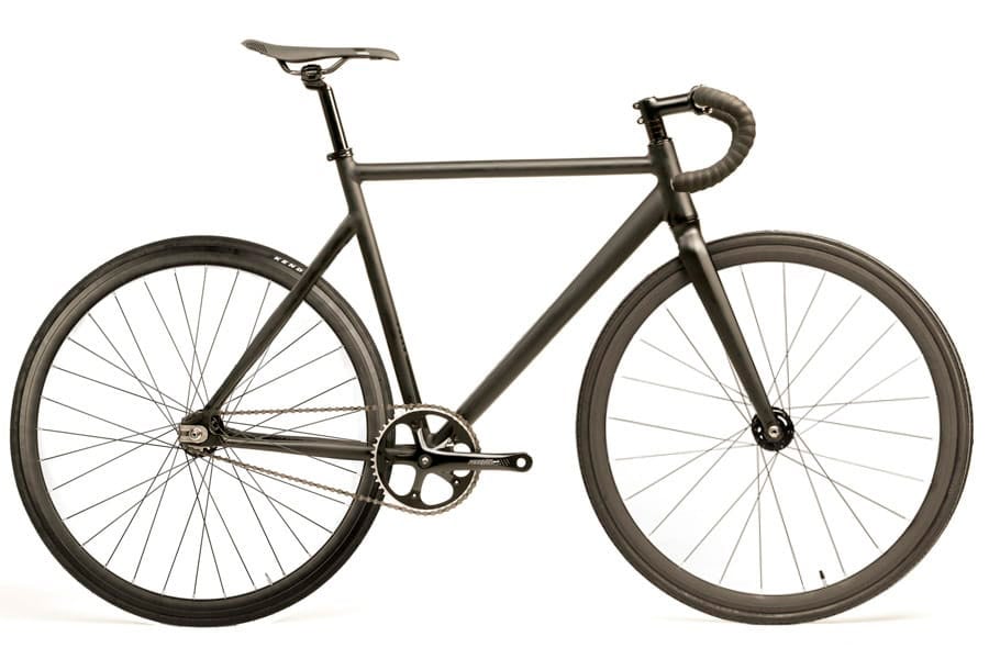 Santafixie Fixie-Fahrrad Santafixie Raval Naked Edition Matte Black 30 mm