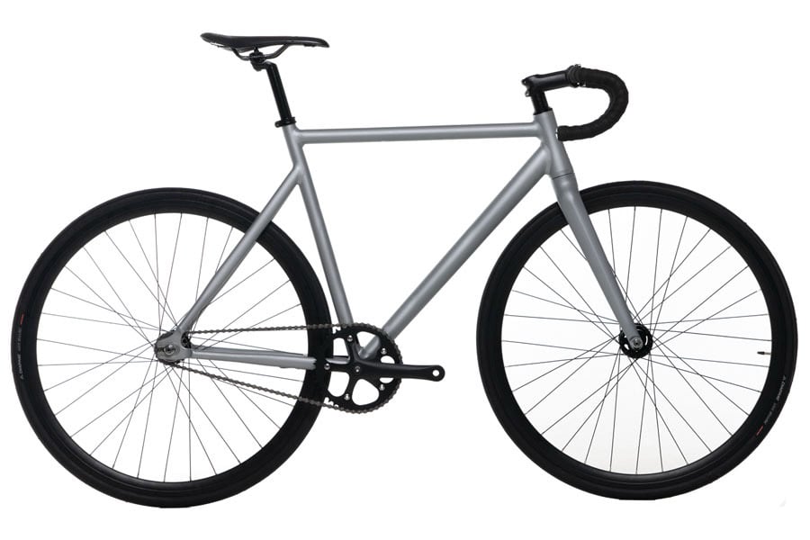 Santafixie Fixie-Fahrrad Santafixie Raval Naked Edition Matte Grey 30 mm