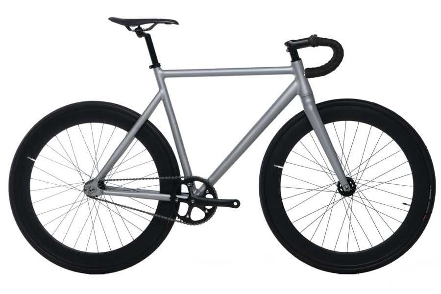 Santafixie Fixie-Fahrrad Santafixie Raval Naked Edition Matte Grey 60 mm