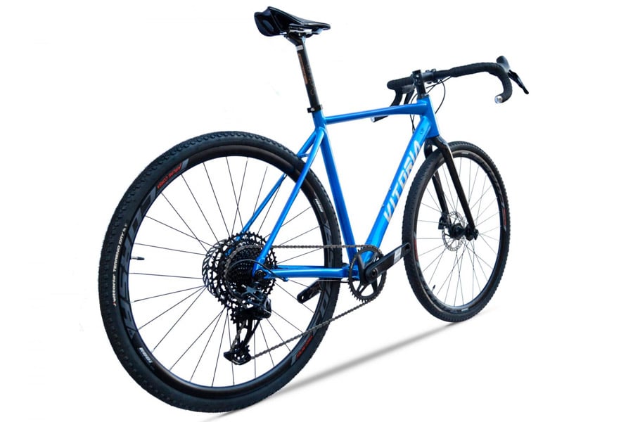 Vitoria Gravel-Bike Vitoria Nyxtralight Explorer APEX 12V Eagle Blau
